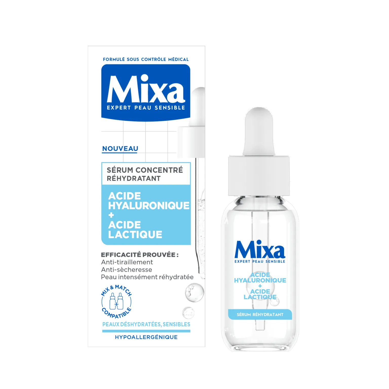 Mixa Sérum Concentré Réhydratant Acide hyaluronique